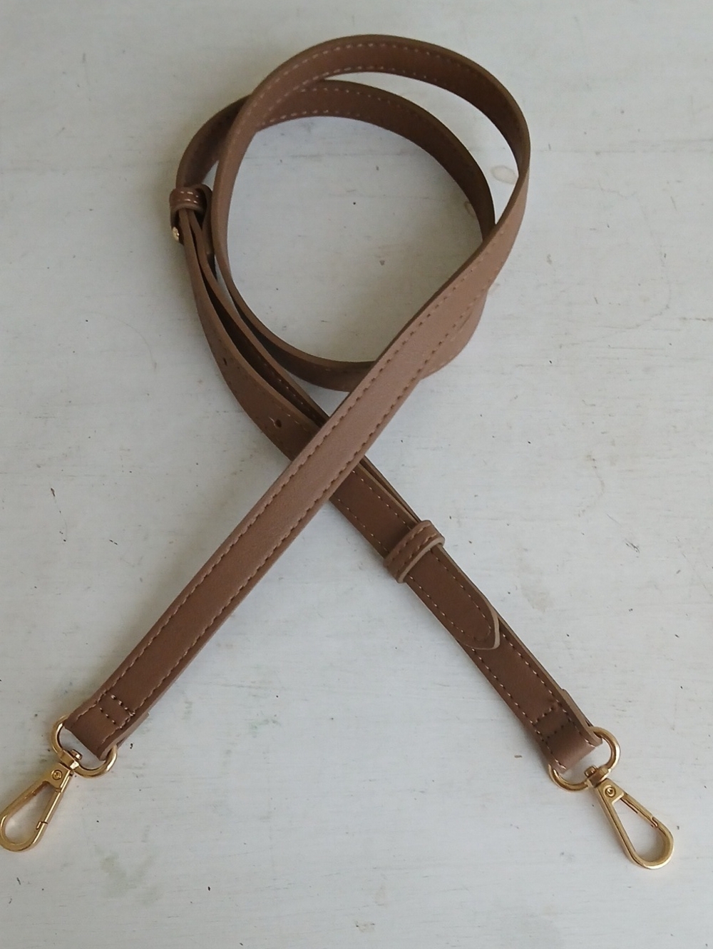 Light Brown TAN Adjustable Crossbody Purse Strap Handbag Replacement